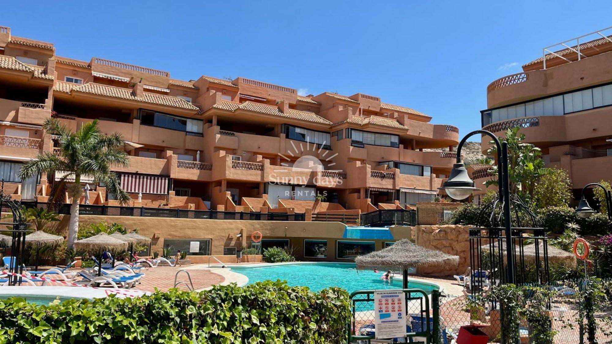 Апартаменты Almerimar, Terraza,Piscinas,Parking,Gym Эль-Эхидо Экстерьер фото
